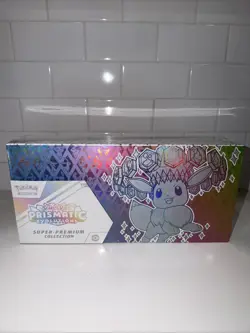 Pokemon Scarlet & Violet Prismatic Evolutions Super-Premium Collection Box Eevee - Image 1