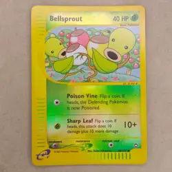 NM Near Mint BELLSPROUT REVERSE HOLO 68/147 AQUAPOLIS POKEMON E-READER ENGLISH - Image 1