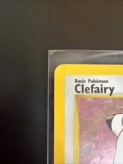Clefairy 005/102 Base Set Unlimited Holo Rare English LP 1999 Pokemon TCG - Image 3