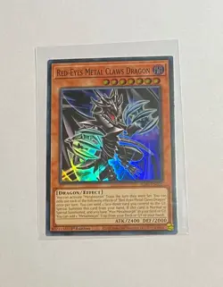 Yu-Gi-Oh! Red-Eyes Metal Claws Dragon #ALIN-EN025 Super Rare 1st Edition (NM) - Image 1