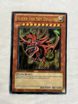 Yugioh Egyptian God 3 Card Lot Full Set Slifer Ra Obelisk YGLD-eng01 Eng02 & 03 - Image 2