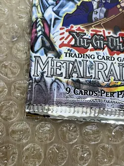 Metal Raiders 1st Edition Booster Pack Factory Sealed YuGiOh 1996 Case Included - Image 5
