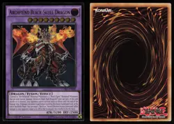 Archfiend Black Skull Dragon (UTR) CORE-EN048 1st Edition Ultimate Rare Yugioh - Image 3