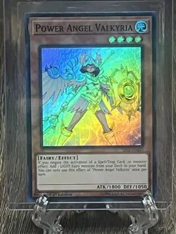 Power Angel Valkyria – SR05-EN003 – Unlimited – Super Rare – Yu-Gi-Oh! - Image 1