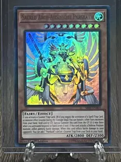 Sacred Arch-Airknight Parshath – SR05-EN001 – Unlimited – Ultra Rare – Yu-Gi-Oh! - Image 1