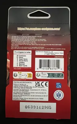 One Piece Card Game: Heroines Edition Sealed EB-03 Booster English Version - Image 2