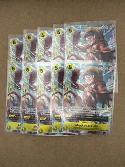 Monkey.D.Luffy SR (Lot Of 10) OP07-109 One Piece CCG English (Not Sealed) - Image 1