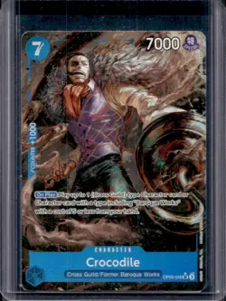2024 One Piece Emperors in the New World Crocodile Super Rare Alt Art #OP09-046 - Image 1