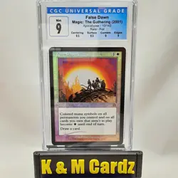 MTG - Apocalypse - False Dawn - Foil - Graded - CGC 9 - Image 1
