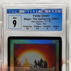 MTG - Apocalypse - False Dawn - Foil - Graded - CGC 9 - Image 3
