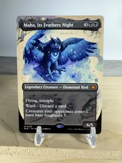 MTG - Maha, Its Feathers Night - (Borderless) Regular Mythic #289 Bloomburrow NM - Image 1