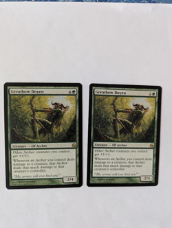 2 Greatbow Doyen Morningtide MTG NM Free shipping with tracking - Image 1