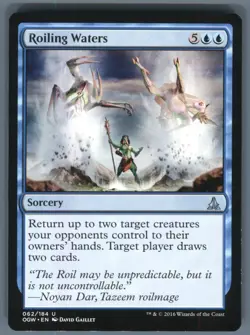 Magic the Gathering MTG Oath of the Gatewatch Roiling Waters #62 Buy 2 Get 1 - Image 1