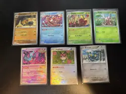 Pokemon Prismatic Evolution Masterball Lot Of 7 Cards - Image 1