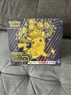 Pokemon TCG Scarlet and Violet Surging Sparks Elite Trainer Box ETB New/Sealed - Image 1