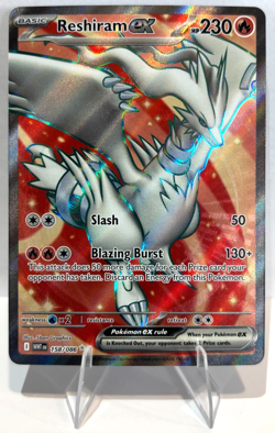Official Pokemon English White Flare Reshiram EX 158/086 Ultra Rare Holofoil NMT - Image 2