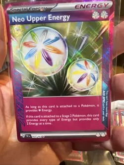 Neo Upper Energy 162/162 - Temporal Forces - Pokemon TCG - ACE SPEC Rare - NM - Image 1