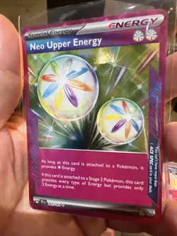 Neo Upper Energy 162/162 - Temporal Forces - Pokemon TCG - ACE SPEC Rare - NM - Image 2