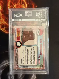 Dugtrio Spectra 2000 Pokemon Topps Chrome Series 1 T.V. #51💎PSA 10 Gem Mint💎 - Image 2