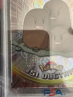 Dugtrio Spectra 2000 Pokemon Topps Chrome Series 1 T.V. #51💎PSA 10 Gem Mint💎 - Image 3
