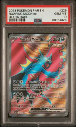 2023 Pokemon Par En-Paradox Rift Roaring Moon Ex #229 - Image 1