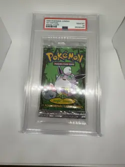 Pokemon Jungle 1st Edition Wigglytuff Booster Pack Graded PSA 10 - Image 2