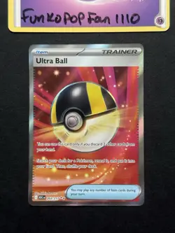 Ultra Ball 264/217 Ultra Rare Full Art Ascended Heroes Pokemon Card - Image 1