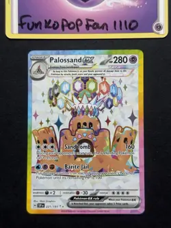 Palossand ex 221/191 Full Art Ultra Rare Sv08: Surging Sparks Pokemon Card - Image 1