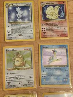 Pokemon Card Lot (34) Vintage Holo WOTC Vaporeon Snorlax Houndoom Ninetales More - Image 5