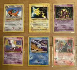 Pokemon Card Lot (6) Vintage Promo WOTC- Special Delivery Dragonite Pikachu More - Image 1
