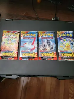1x🔥NEW HEAVY 22.46g🔥Pokemon Cards: Surging Sparks Booster Pack-Random ARTWORK - Image 4