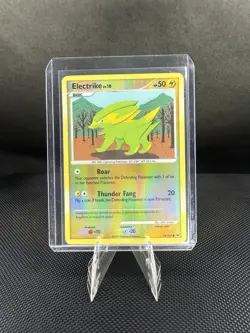Pokemon TCG Electrike Platinum Reverse Holo Card 74/127 English 2009 LP - Image 1