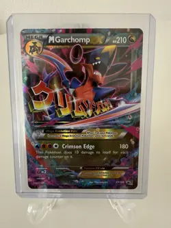 M Garchomp EX XY168 Holo Black Star Promo Pokemon Card - Image 1