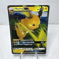 Raichu GX 20/68 Ultra Rare Holo Hidden Fates Pokemon Card NM - Image 1