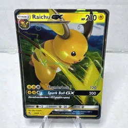 Raichu GX 20/68 Ultra Rare Holo Hidden Fates Pokemon Card NM - Image 2