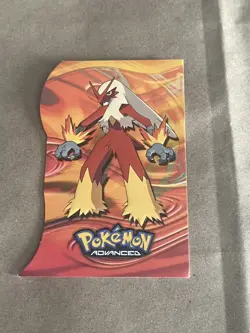 [NM-LP] 2003 Topps Advanced Blaziken #9 Die Cut Card - Image 1