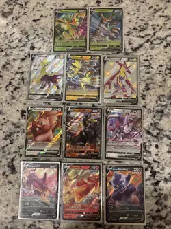 Lot Of 11 2021 V Pokemon TCG Trading Cards - Image 1