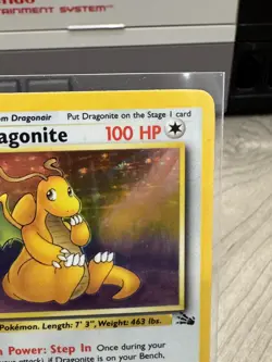 1999 Pokemon Dragonite Holo Rare Fossil Card 4/62 - LP - Image 3