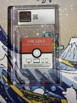 Eevee 24K Gold Plated Pokemon Sticker Korean Striking Popping Candy - Image 2