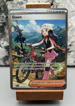 Pokemon Dawn 129/094 Full Art Holo Trainer Card English TCG - Image 1