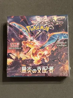 Pokemon Card Booster Box Ruler of the Black Flame sv3 Scarlet & Violet Japanese - Image 1