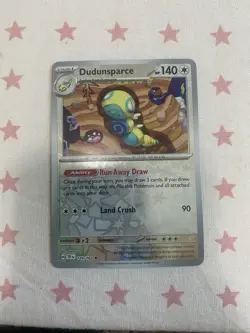 Dudunsparce 129/162 Temporal Forces Reverse Holo Rare Pokemon TCG Card - Image 1