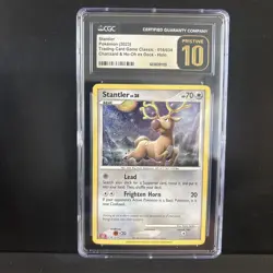 ✨CGC 10 Pristine ✨ STANTLER 016/034 TCG Classic Collection Holo Pokemon Card - Image 1