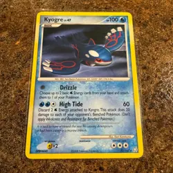 Pokemon Legends Awakened Rare Card - Kyogre 32/146 LP/MP - Image 1