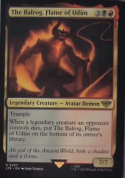 The Balrog, Flame of Udun: #297, Magic: The Gathering Nm C252 - Image 1