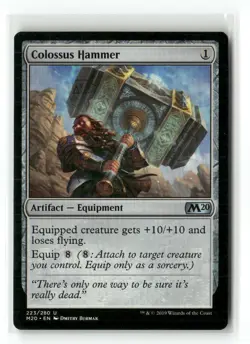 Colossus Hammer 223 Uncommon Core Set 2020 Magic: The Gathering Near Mint - Image 1