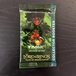 1x Magic the Gathering MtG Lord of the Rings Collector Booster Pack SEALED - Image 1