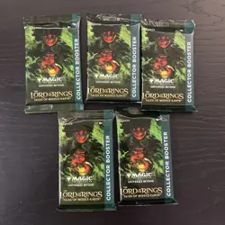 1x Magic the Gathering MtG Lord of the Rings Collector Booster Pack SEALED - Image 3