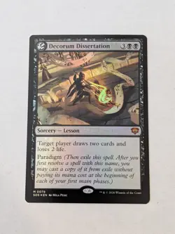 Decorum Dissertation Secrets of Strixhaven Foil - Image 1