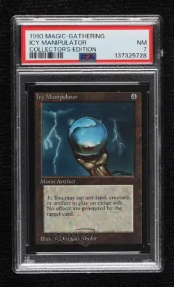 Icy Manipulator Magic: Collectors' Edition Non-Playable Gold Backs PSA 7 1993 - Image 1